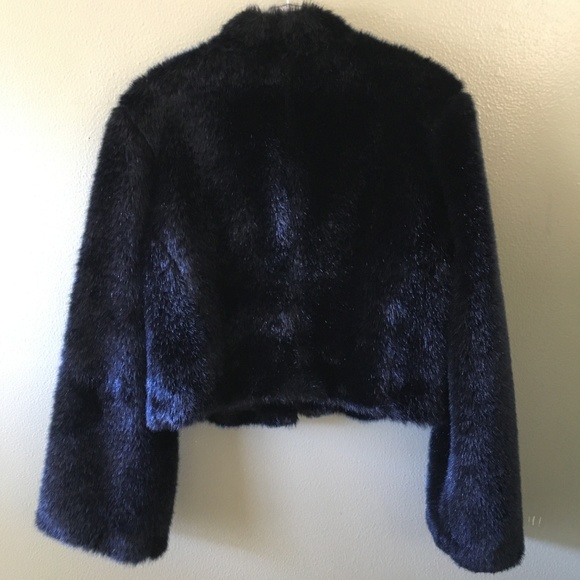 NEW bebe faux fur jacket - Picture 3 of 3